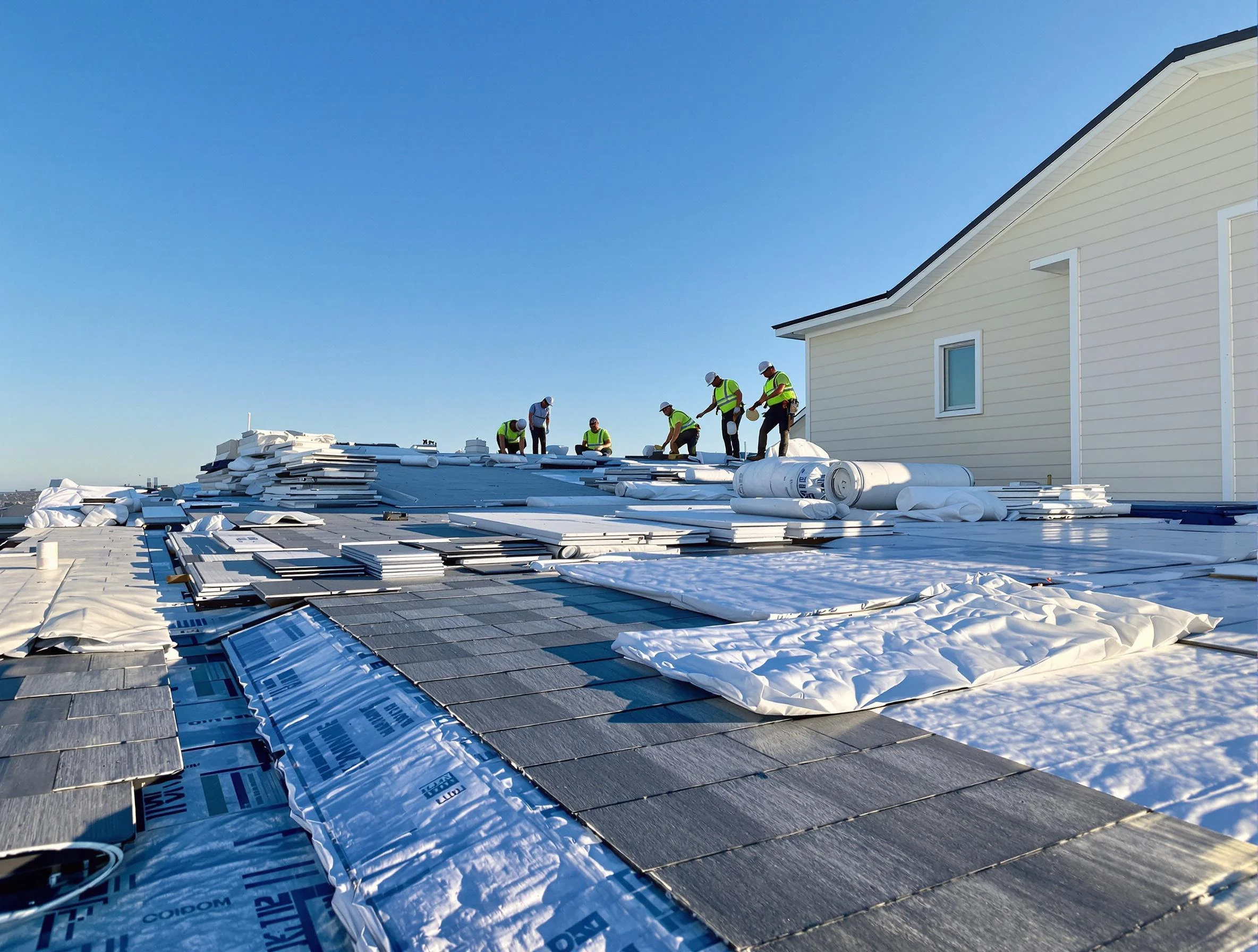 Finished roof installation project by South Euclid Roofing Company in South Euclid, OH